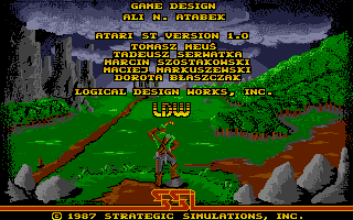 Rings Of Zilfin screenshot 3 for Atari ST